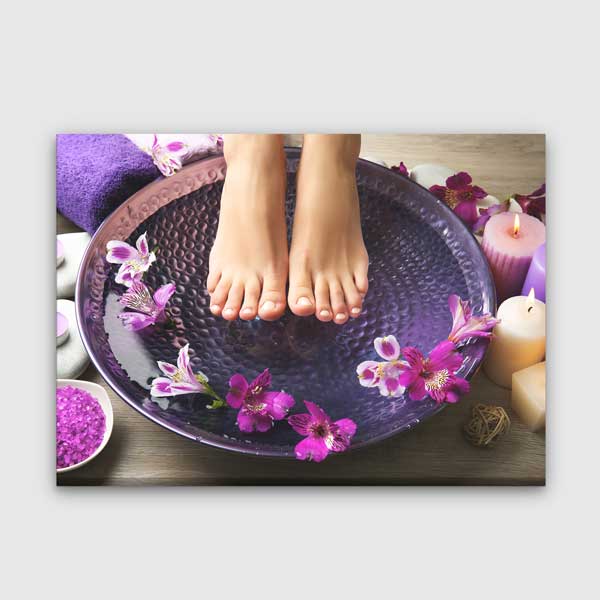 Spa Ayak Banyosu Kanvas Tablo – 5927