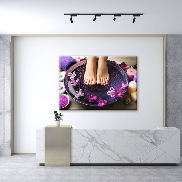 Spa Ayak Banyosu Kanvas Tablo – 5927