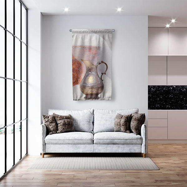 spa-duvar-flama-5973-01 Otantik Bakır İbrik Duvar Flaması 5973