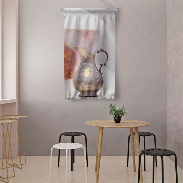 spa-duvar-flama-5973-02 Otantik Bakır İbrik Duvar Flaması 5973