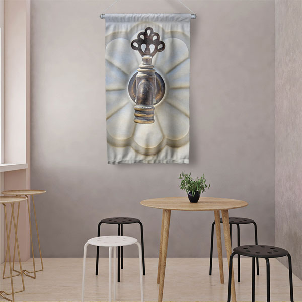 Otantik Hamam Musluğu Duvar Flaması 5976