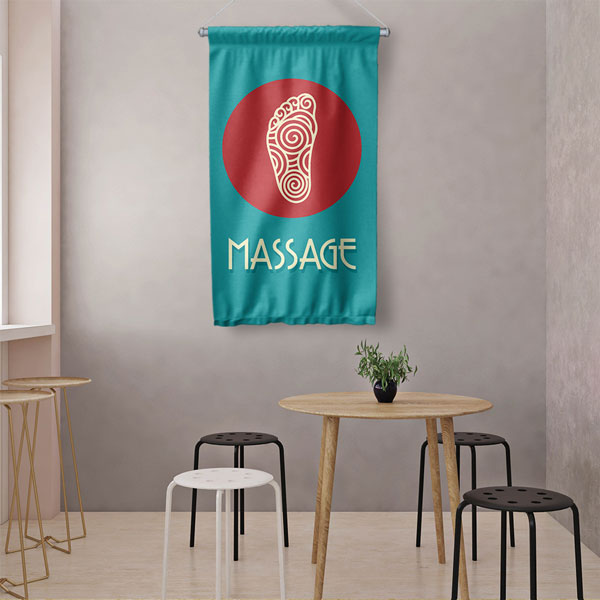 Masaj Salonu Duvar Flaması 5979