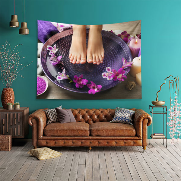 Spa Ayak Banyosu Duvar Örtüsü 5967