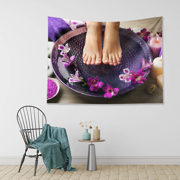 Spa Ayak Banyosu Duvar Örtüsü 5967