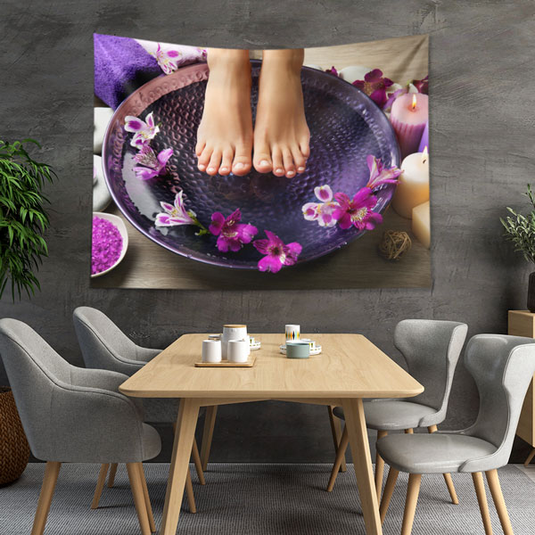 Spa Ayak Banyosu Duvar Örtüsü 5967