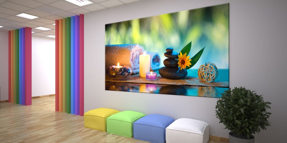 spa-wall-art-decor-7943-02 Spa Zen Doğal Taş ve Mum Duvar Dekoru 7943