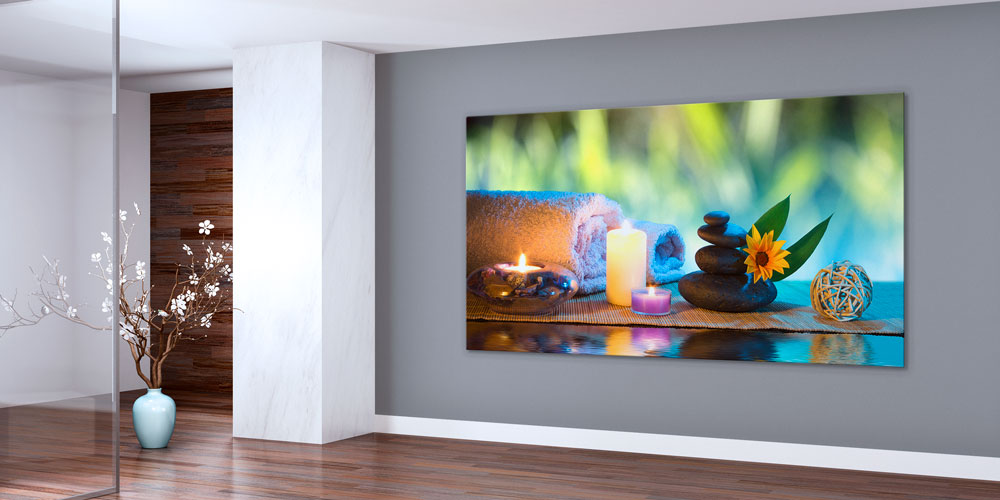 Spa Zen Doğal Taş ve Mum Duvar Dekoru – 7943-DK