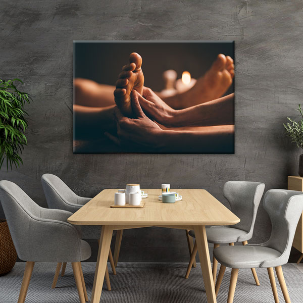 spa-wall-decor-5926-04 Refleksoloji Ayak Masajı Kanvas Tablo – 5926