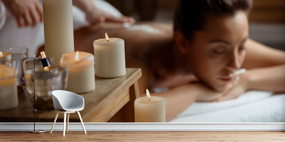 spa-wall-decor-5948-00 Spa Mum Işığı Masaj Duvar Kağıdı 5948