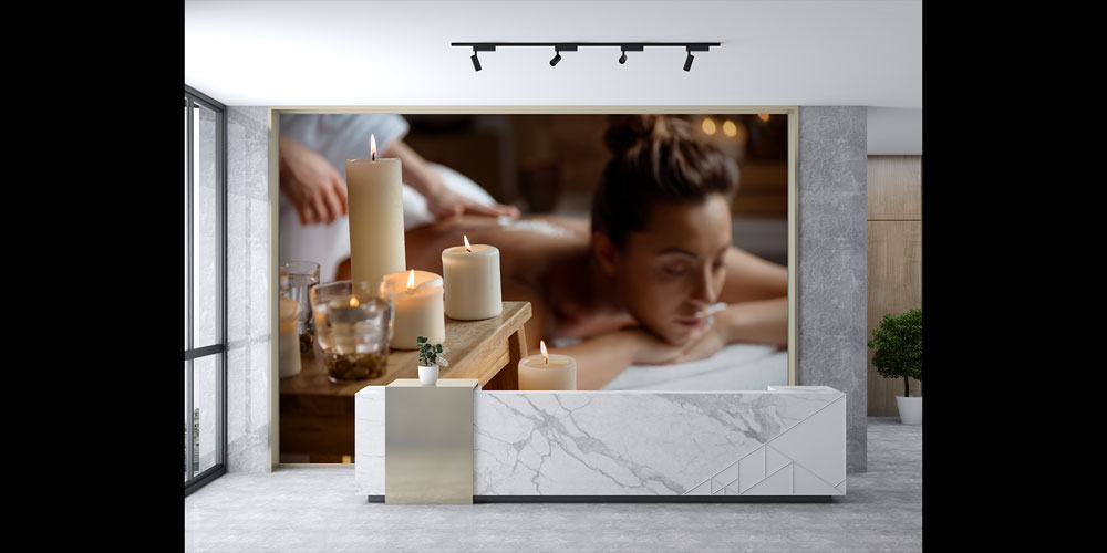 spa-wall-decor-5948-02 Spa Mum Işığı Masaj Duvar Kağıdı 5948