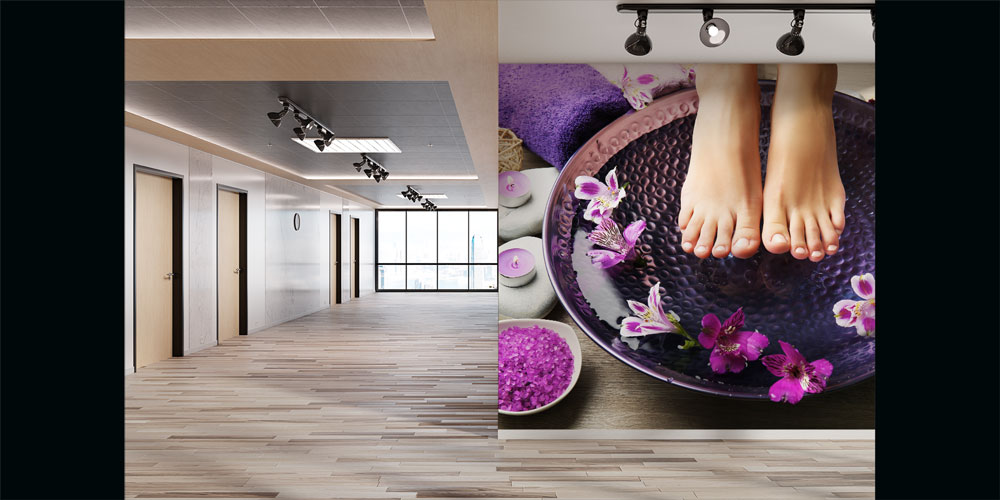 Ayak Spa Aromaterapi Duvar Kağıdı 5949