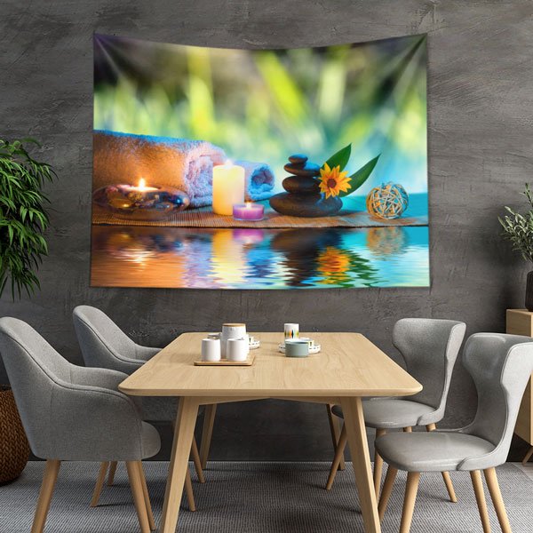 spa-wall-tapestry-5956-03 Spa Zen Taşları Duvar Örtüsü 5956