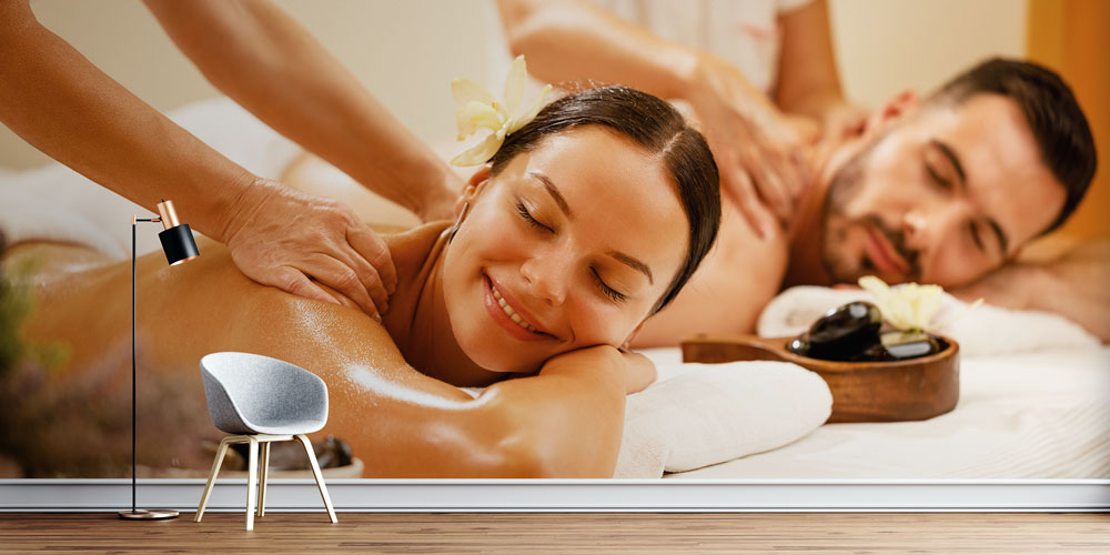 spa-wallpaper-decor-5946-00 Çift Masaj Spa Duvar Kağıdı 5946