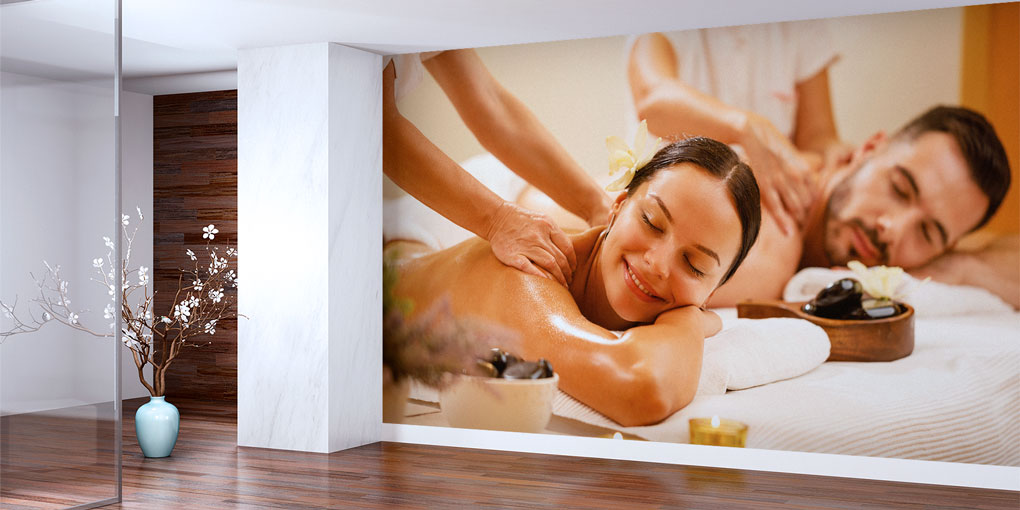 Çift Masaj Spa Duvar Kağıdı 5946