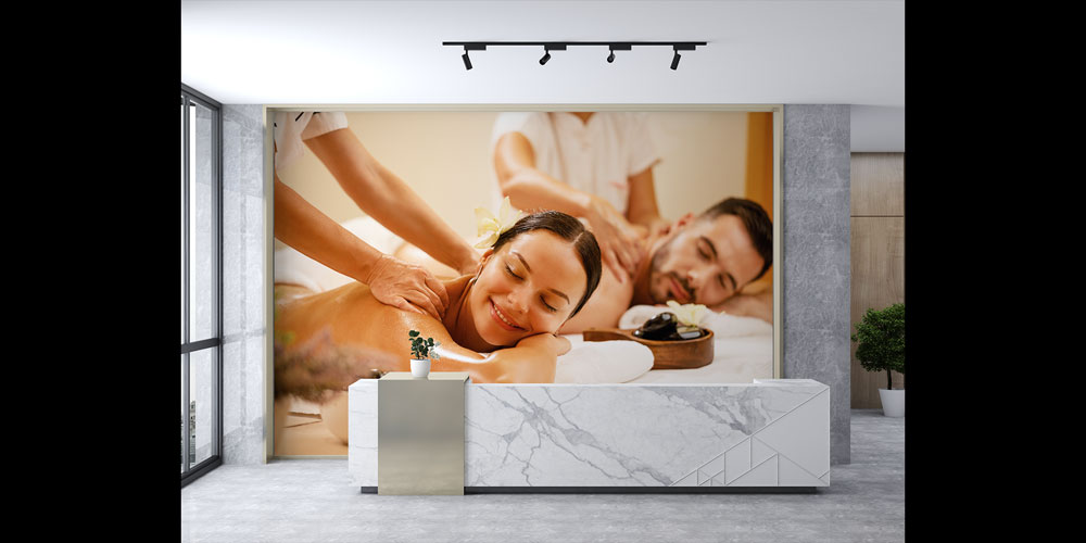 Çift Masaj Spa Duvar Kağıdı 5946