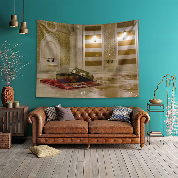 Osmanlı Hamam Temalı Duvar Örtüsü 5961
