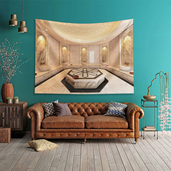 Lüks Hamam Spa Duvar Örtüsü 5962