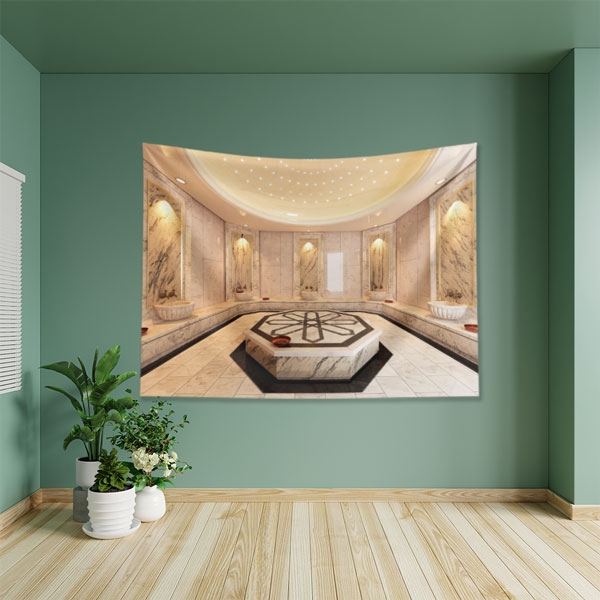 Lüks Hamam Spa Duvar Örtüsü 5962