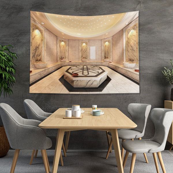 Lüks Hamam Spa Duvar Örtüsü 5962
