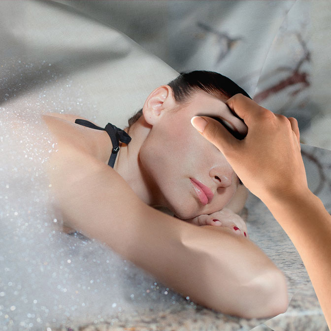 Spa Köpük Masajı Duvar Örtüsü 5964