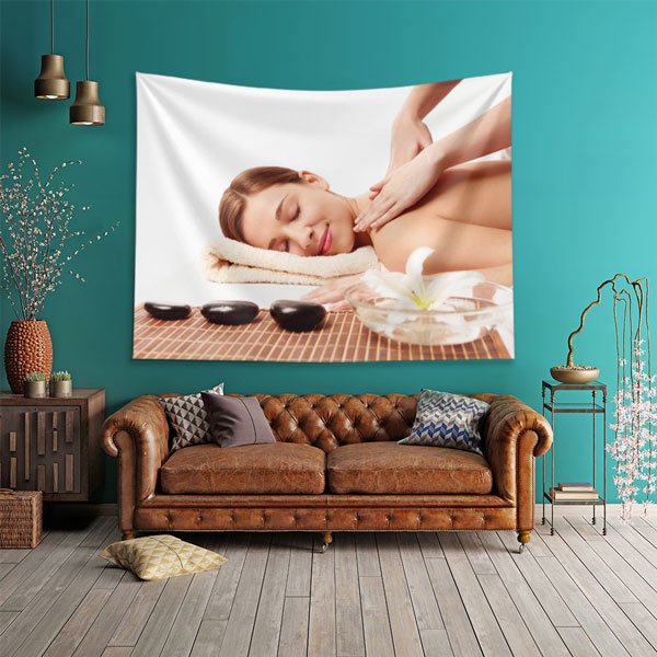 Spa Masaj Terapisi Duvar Örtüsü 5965