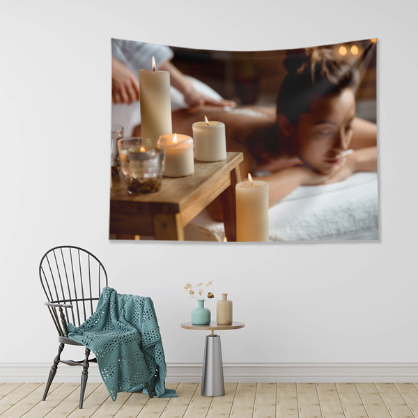 spa-wallpaper-decor-5966-01 Mum Işığı Spa Masaj Duvar Örtüsü 5966