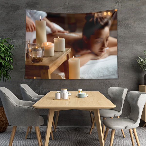 spa-wallpaper-decor-5966-03 Mum Işığı Spa Masaj Duvar Örtüsü 5966