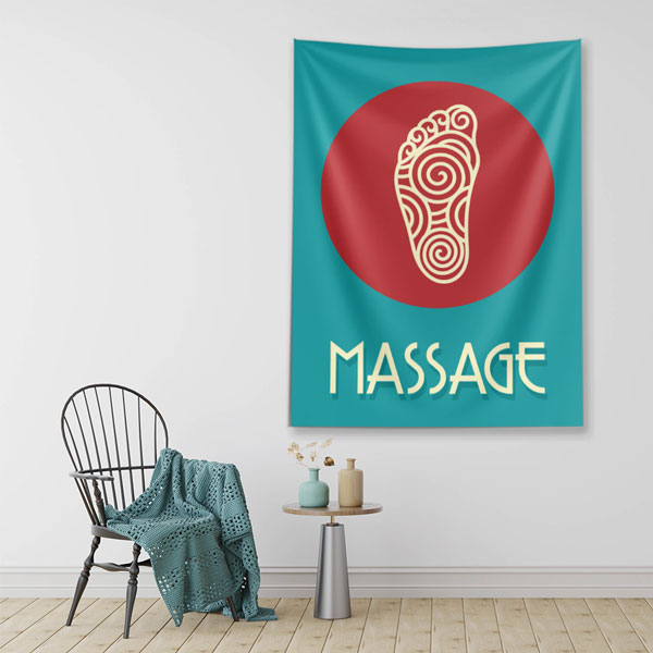 Massage Refleksoloji Duvar Örtüsü 5971