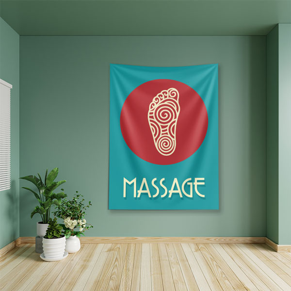 Massage Refleksoloji Duvar Örtüsü 5971