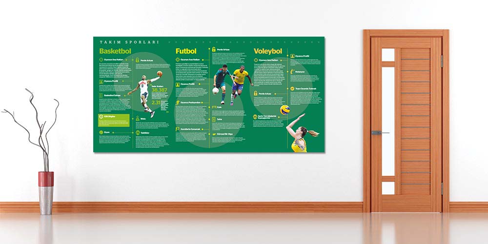 Takım Sporları Eğitim Posteri A-207