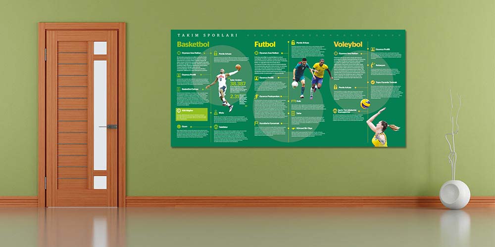 Takım Sporları Eğitim Posteri A-207