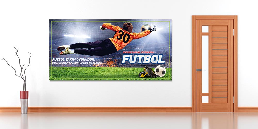Futbol Temalı Büyük Duvar Posteri A-217