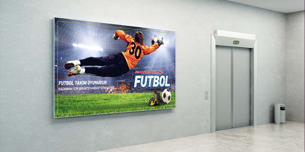 Futbol Temalı Büyük Duvar Posteri A-217