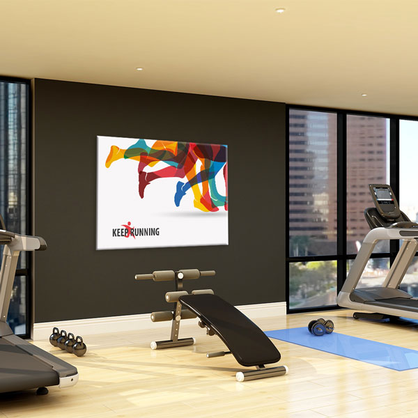Renkli Koşu Kanvas Tablo – 5784