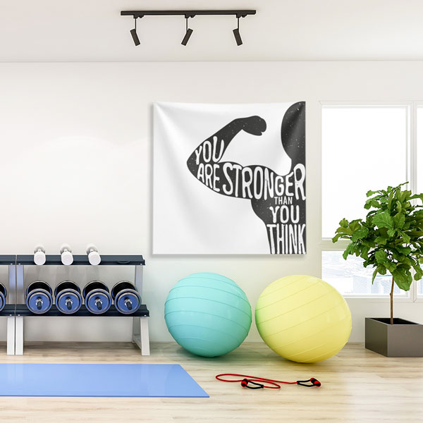 Stronger Than You Think Duvar Örtüsü 5873