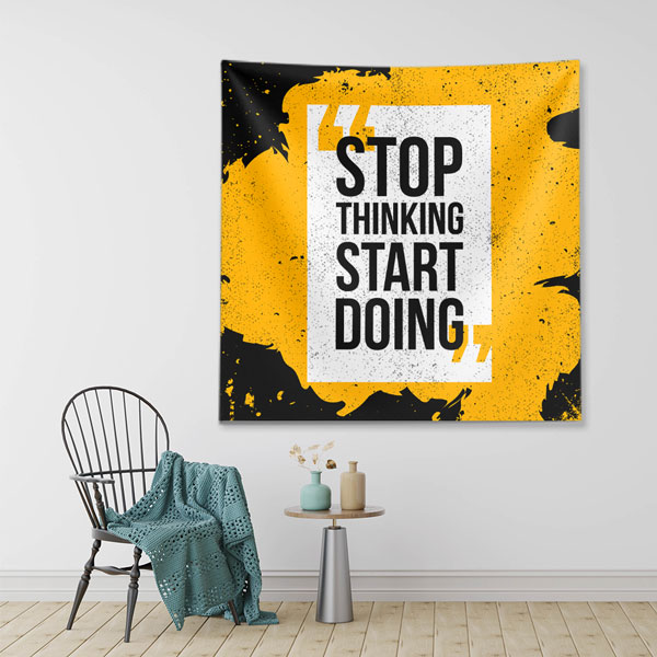 Stop Thinking Start Doing Kanvas Tablo – 5805