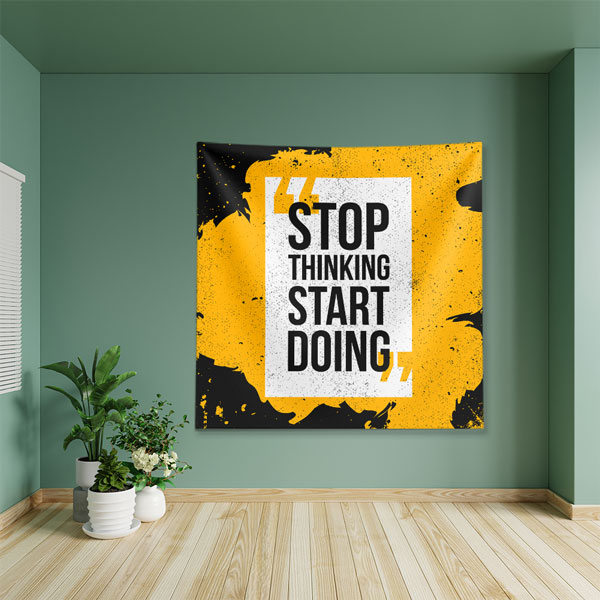 Stop Thinking Start Doing Kanvas Tablo – 5805