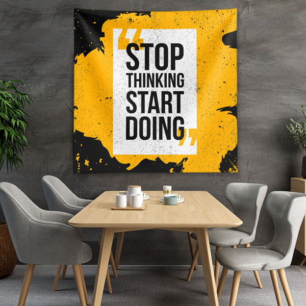 Stop Thinking Start Doing Kanvas Tablo – 5805