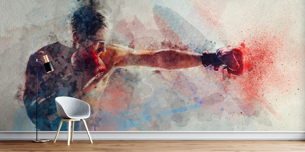 Darbeli Boksçu Duvar Kağıdı 5828