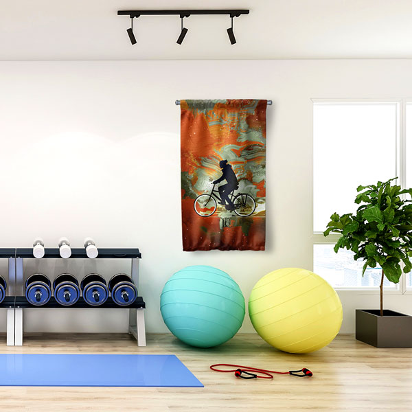 Bisiklet Spor Duvar Flaması 5886