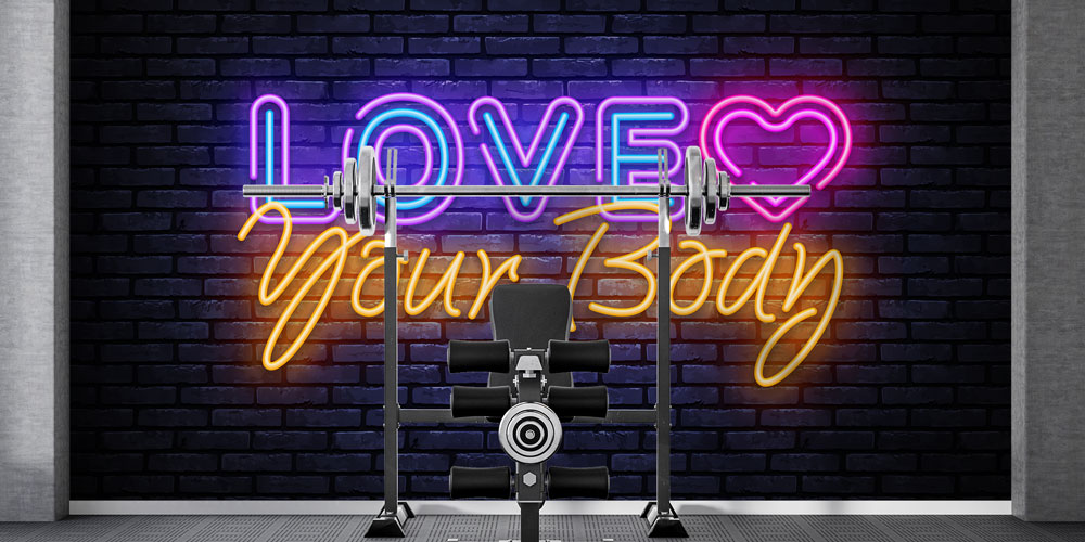 spor-duvar-kagitlari-5841-01 Love Your Body Neon Duvar Kağıdı 5841