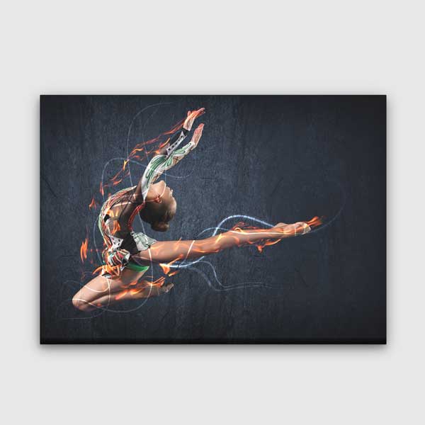 spor-duvar-tablolar-5790-00 Atletik Dans Kanvas Tablo – 5790