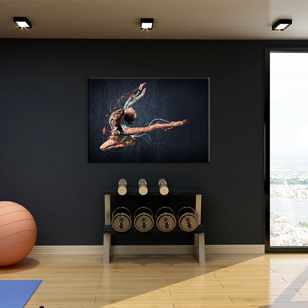 Atletik Dans Kanvas Tablo – 5790