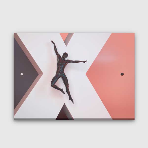 Atletik Siluet Kanvas Tablo – 5779