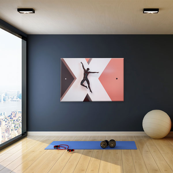 Atletik Siluet Kanvas Tablo – 5779