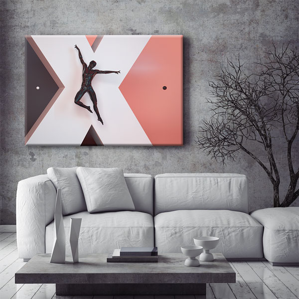 Atletik Siluet Kanvas Tablo – 5779