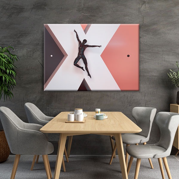 Atletik Siluet Kanvas Tablo – 5779