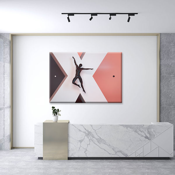 Atletik Siluet Kanvas Tablo – 5779