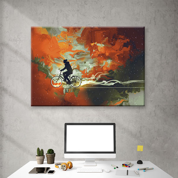 spor-salon-dekorasyon-5782-03 Bisiklet Ruhu Kanvas Tablo – 5782