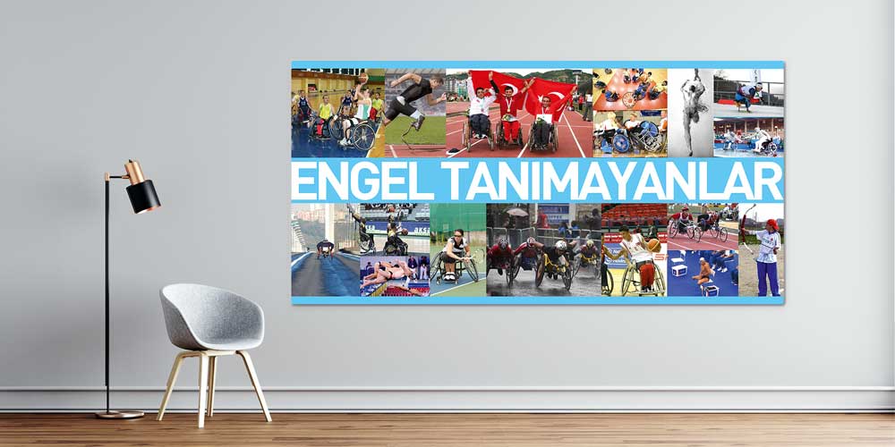Engelleri Tanımayanlar Spor Posteri A-209